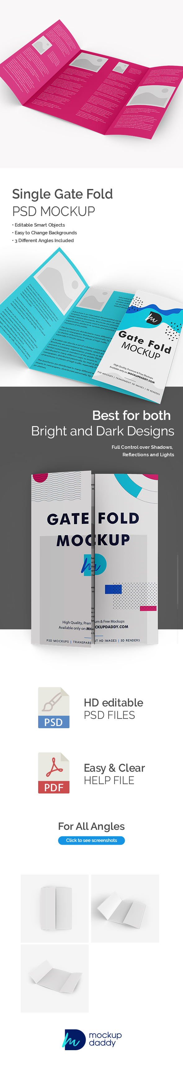 Gate Fold Mockup Featured