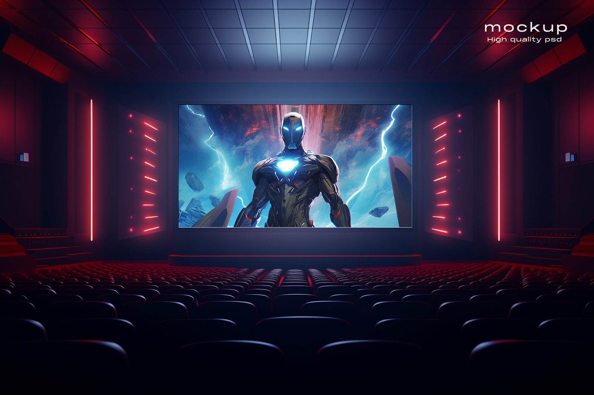 Cinema Movie Theatre Mockup Mockup Daddy