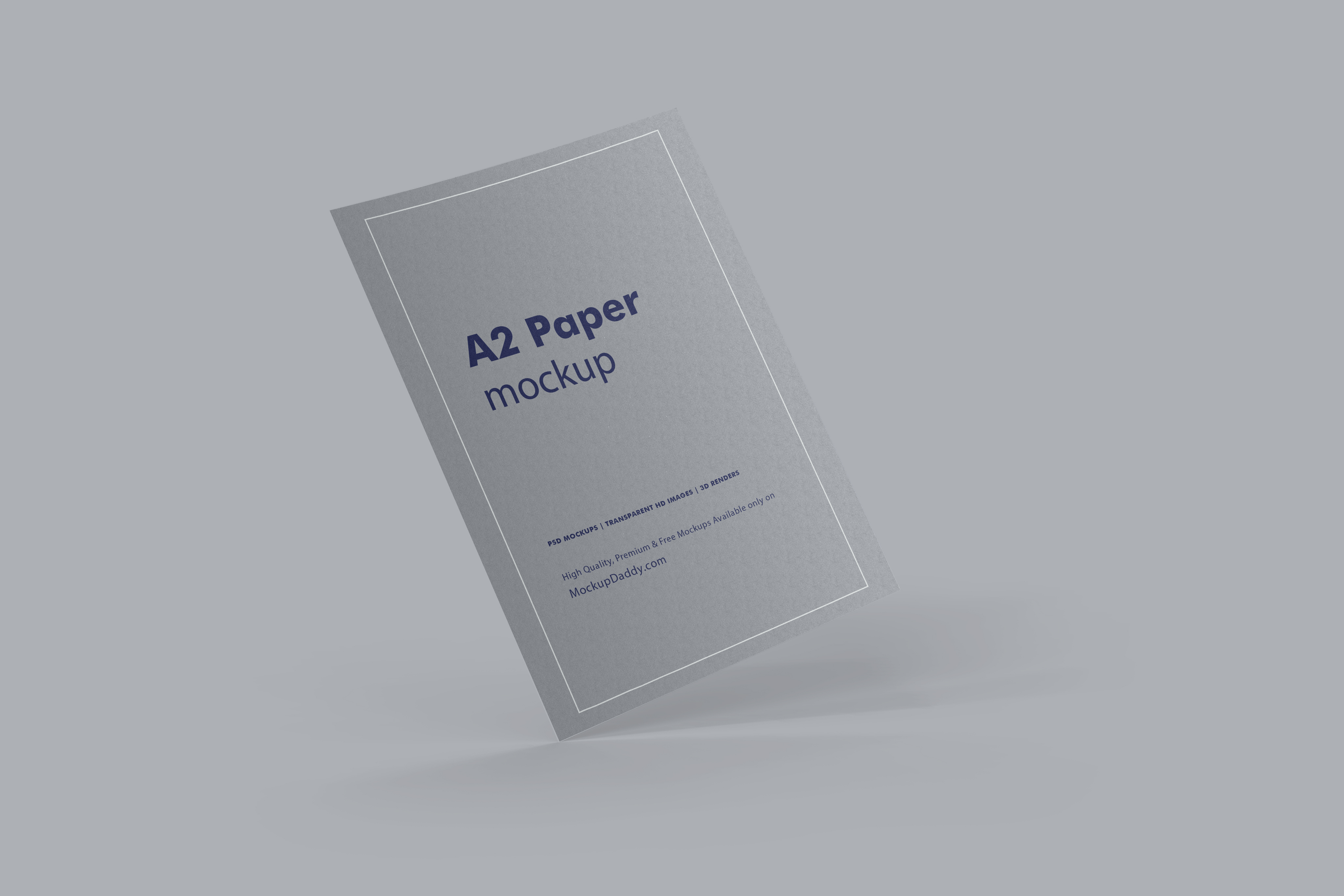 Download A2 Paper Mockup Mockup Daddy