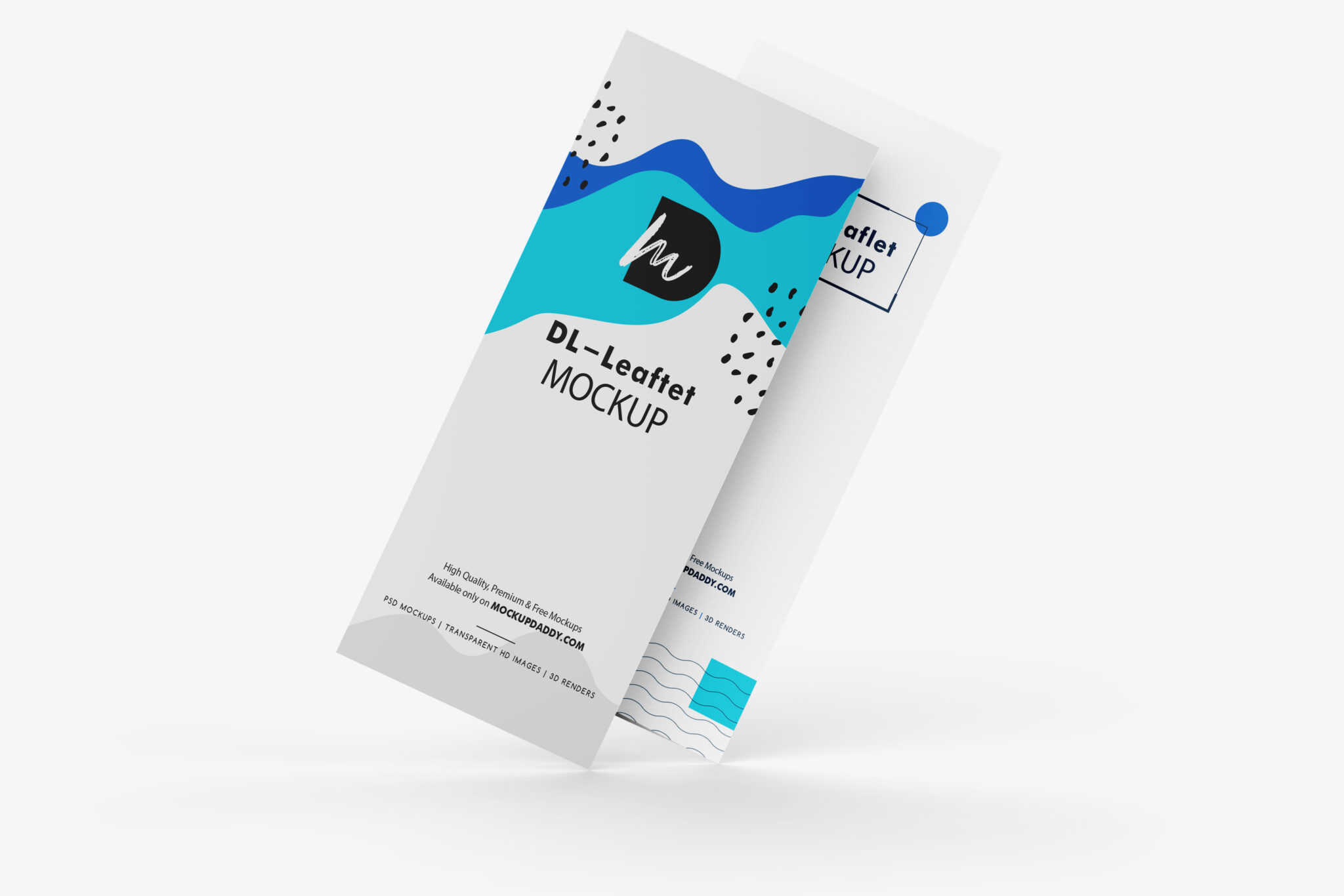 Free DL Leaflet Mockup   Mockup Daddy