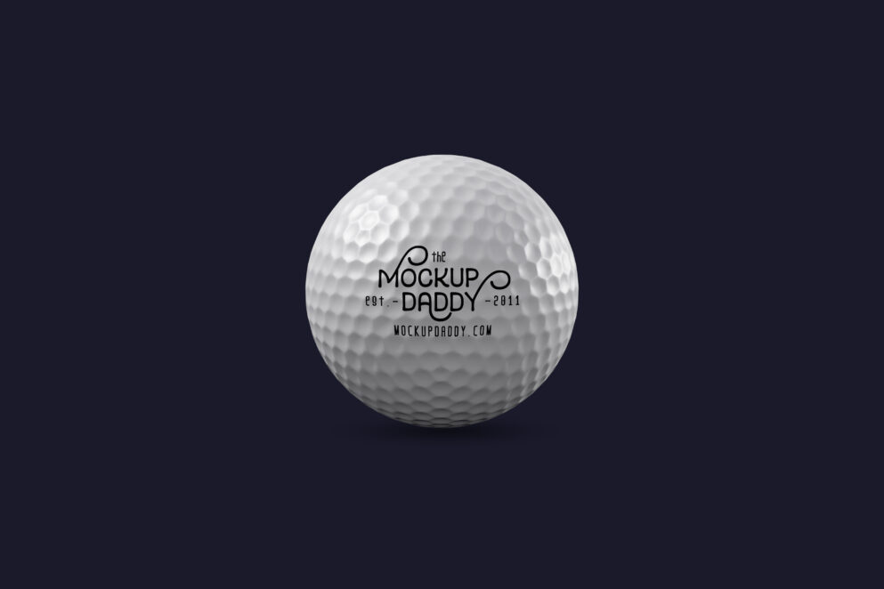 Golf Ball Mockup - Mockup Daddy