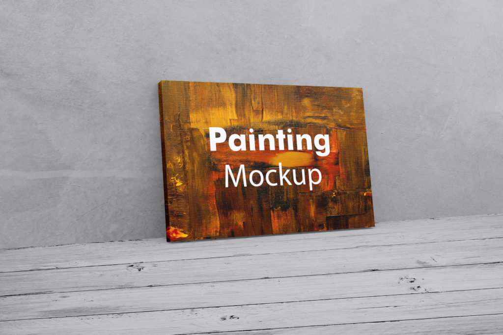 Download Painting Canvas 36x48 Landscape Mockup - Mockup Daddy