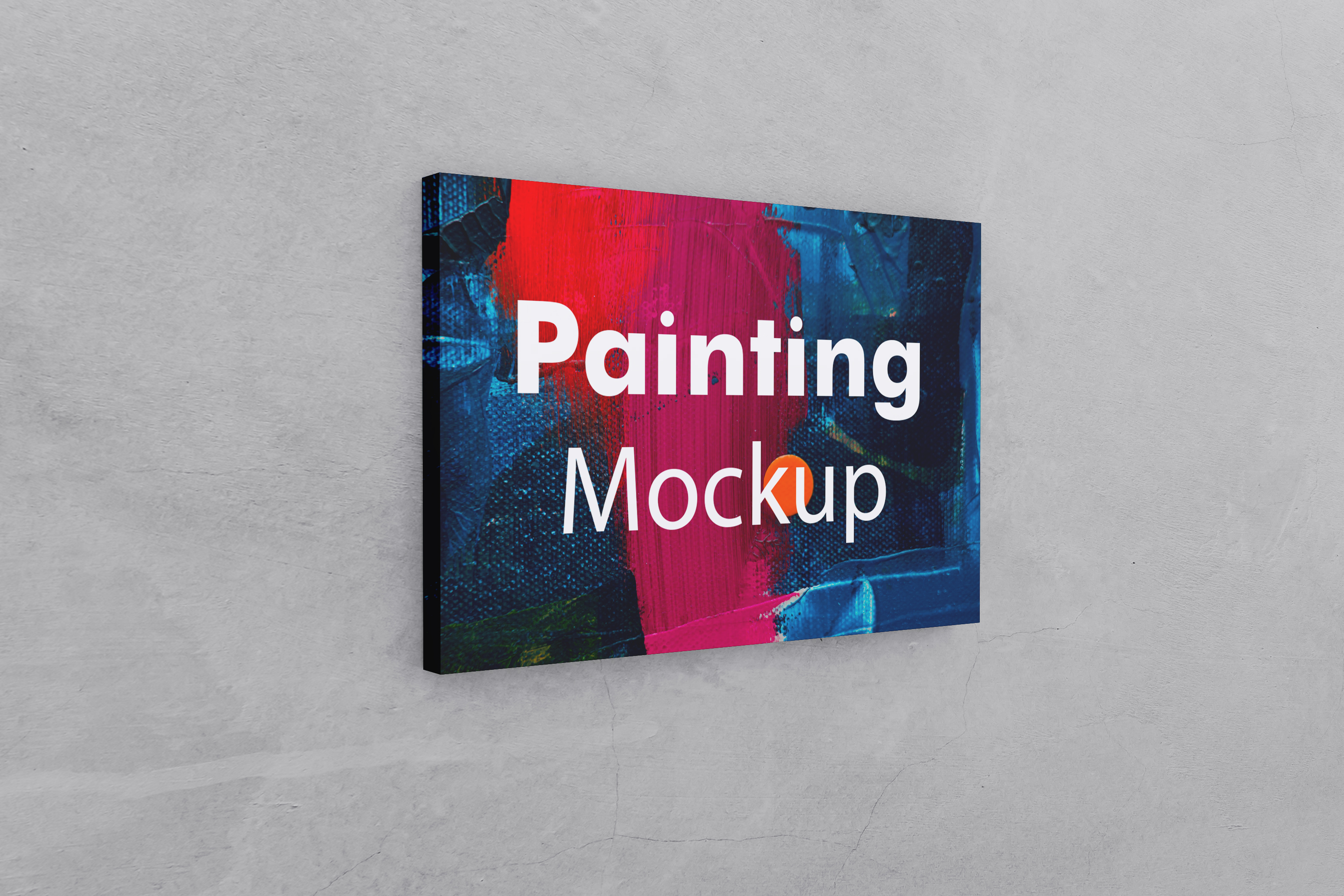 Download Painting Canvas 36x48 Landscape Mockup - Mockup Daddy