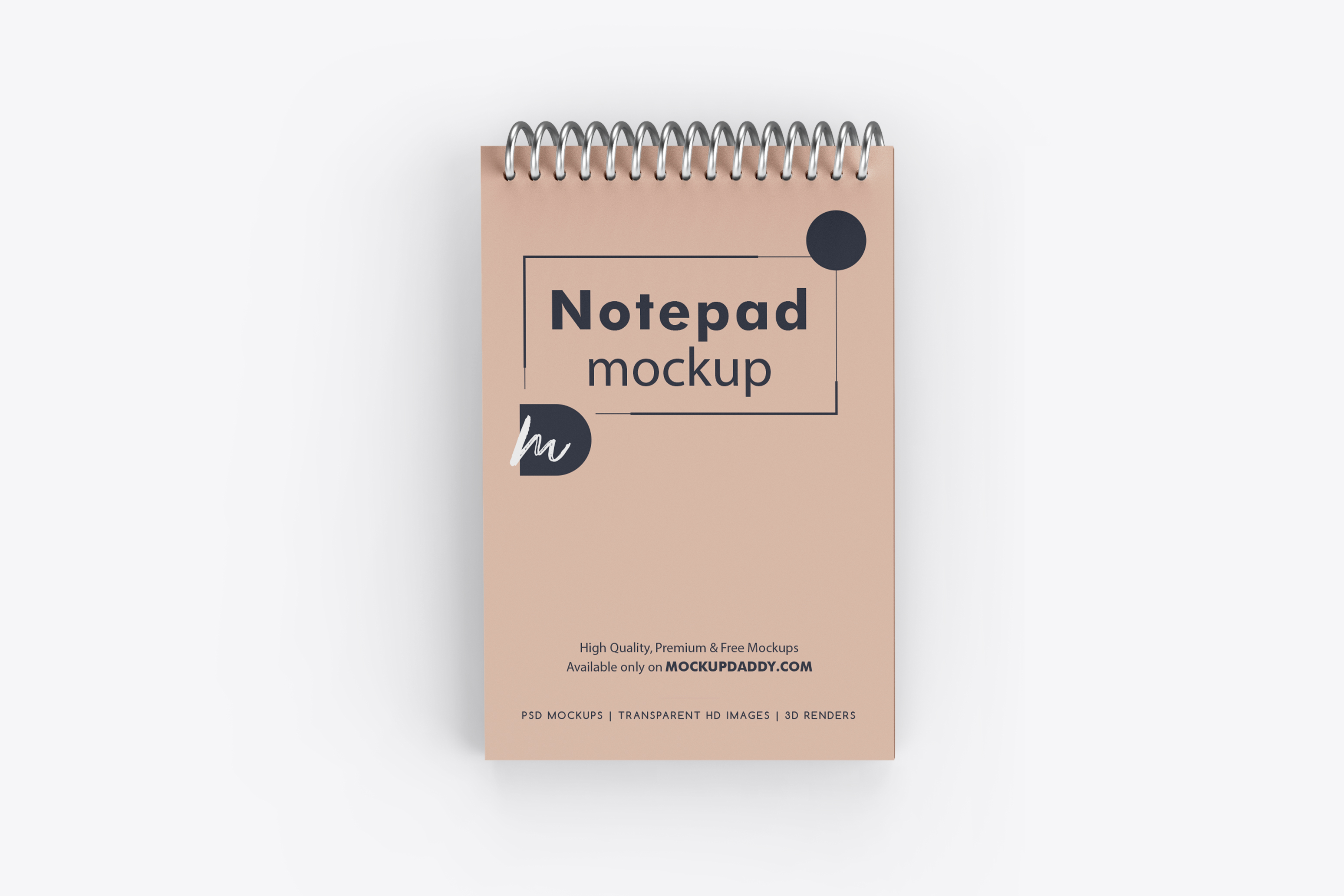 Download Small Spiral Notepad Mockup Mockup Daddy