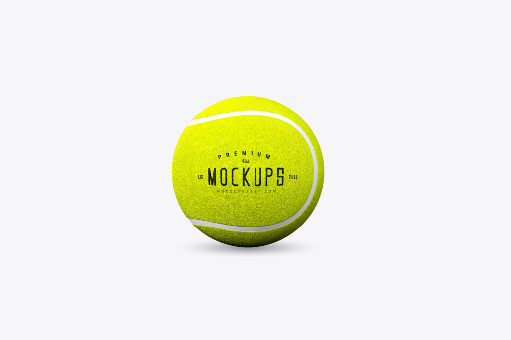 Tennis Ball Mockup - Mockup Daddy