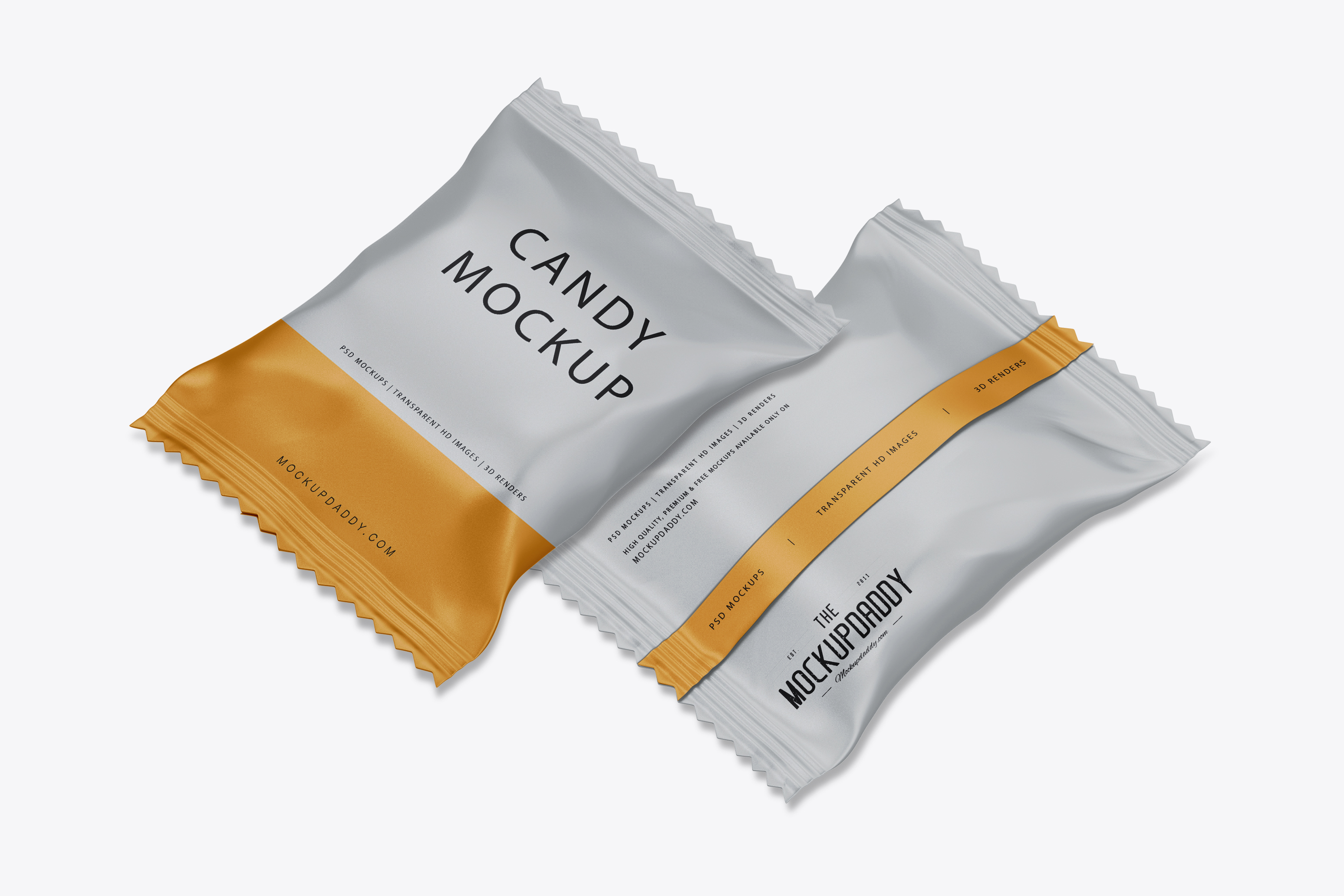 Candy Packaging Mock-Up - Mockup Daddy