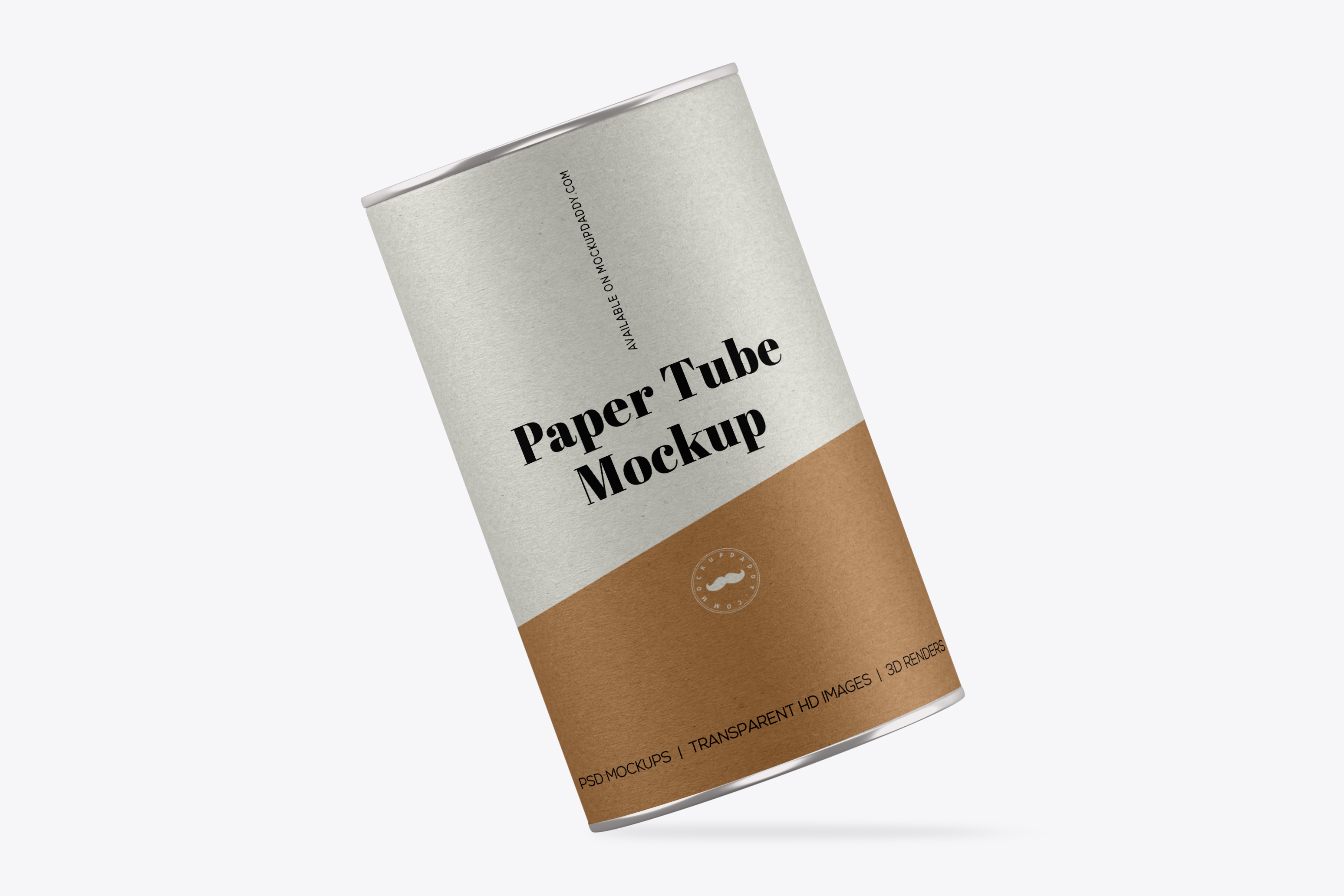 Download Cardboard Tube Can Mockup - Mockup Daddy