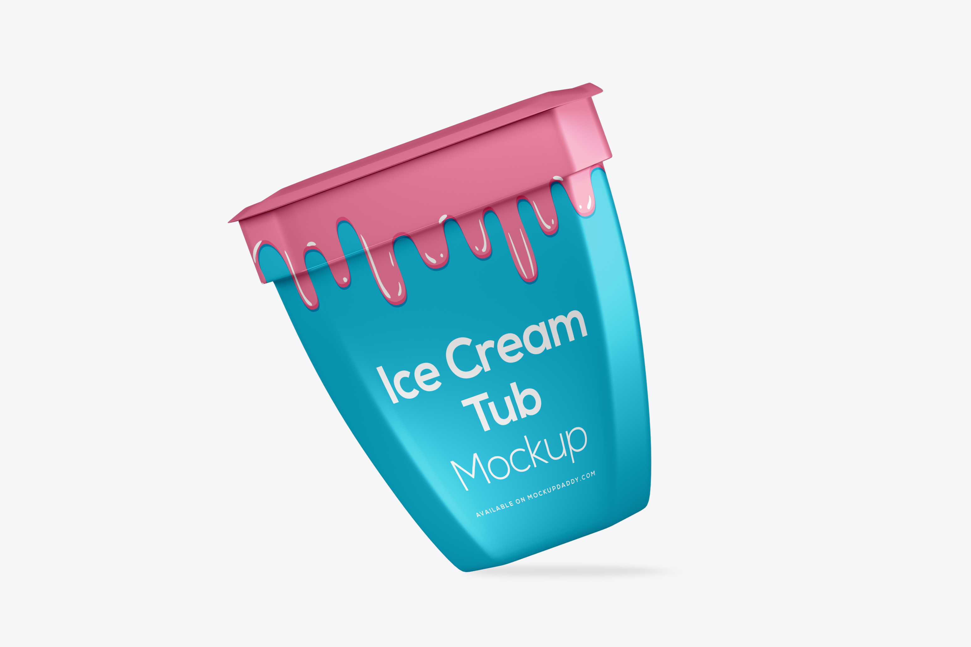 Download Ice Cream Container Mockup - Mockup Daddy