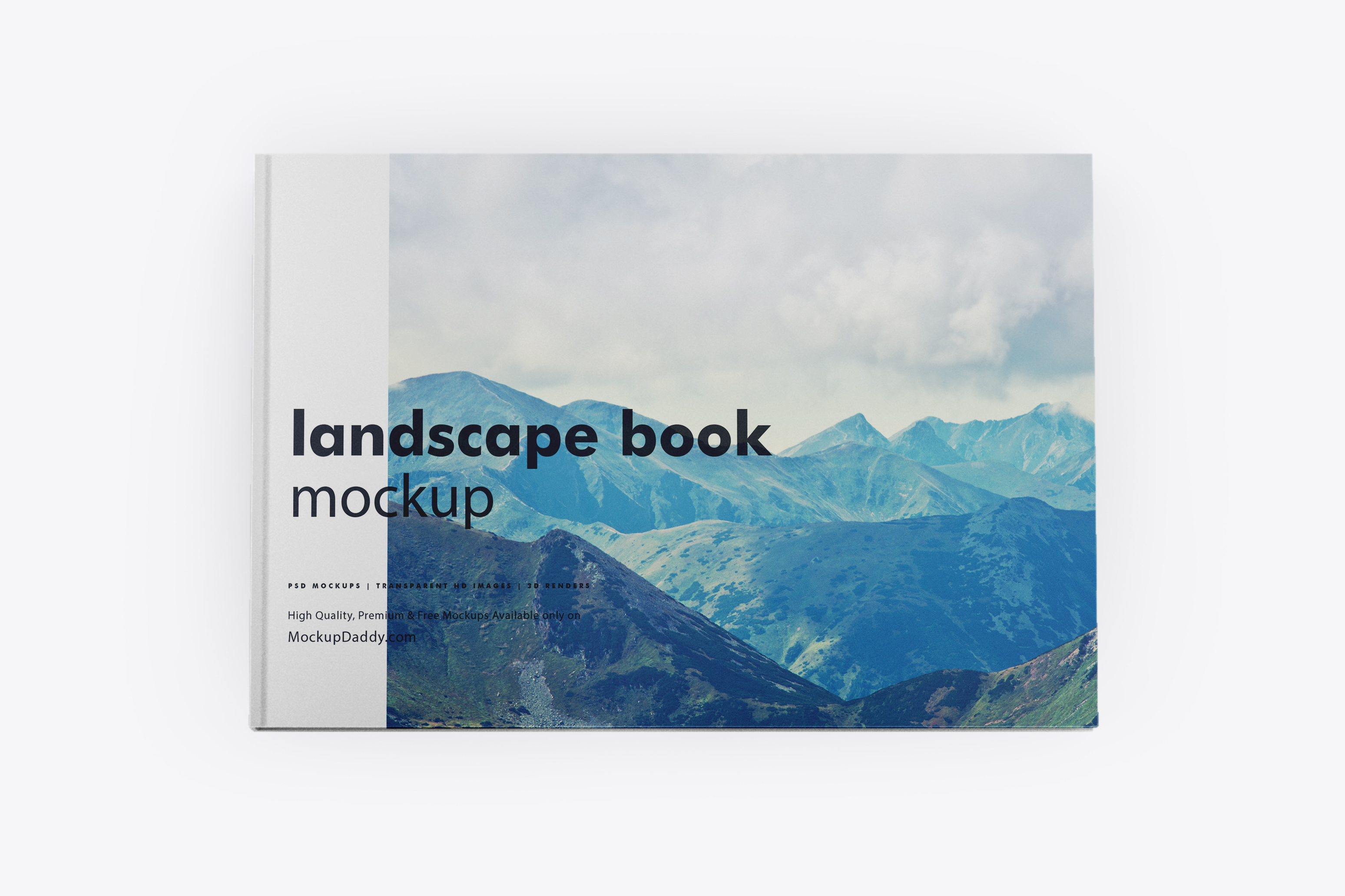 Download Landscape Book Mockup Mockup Daddy