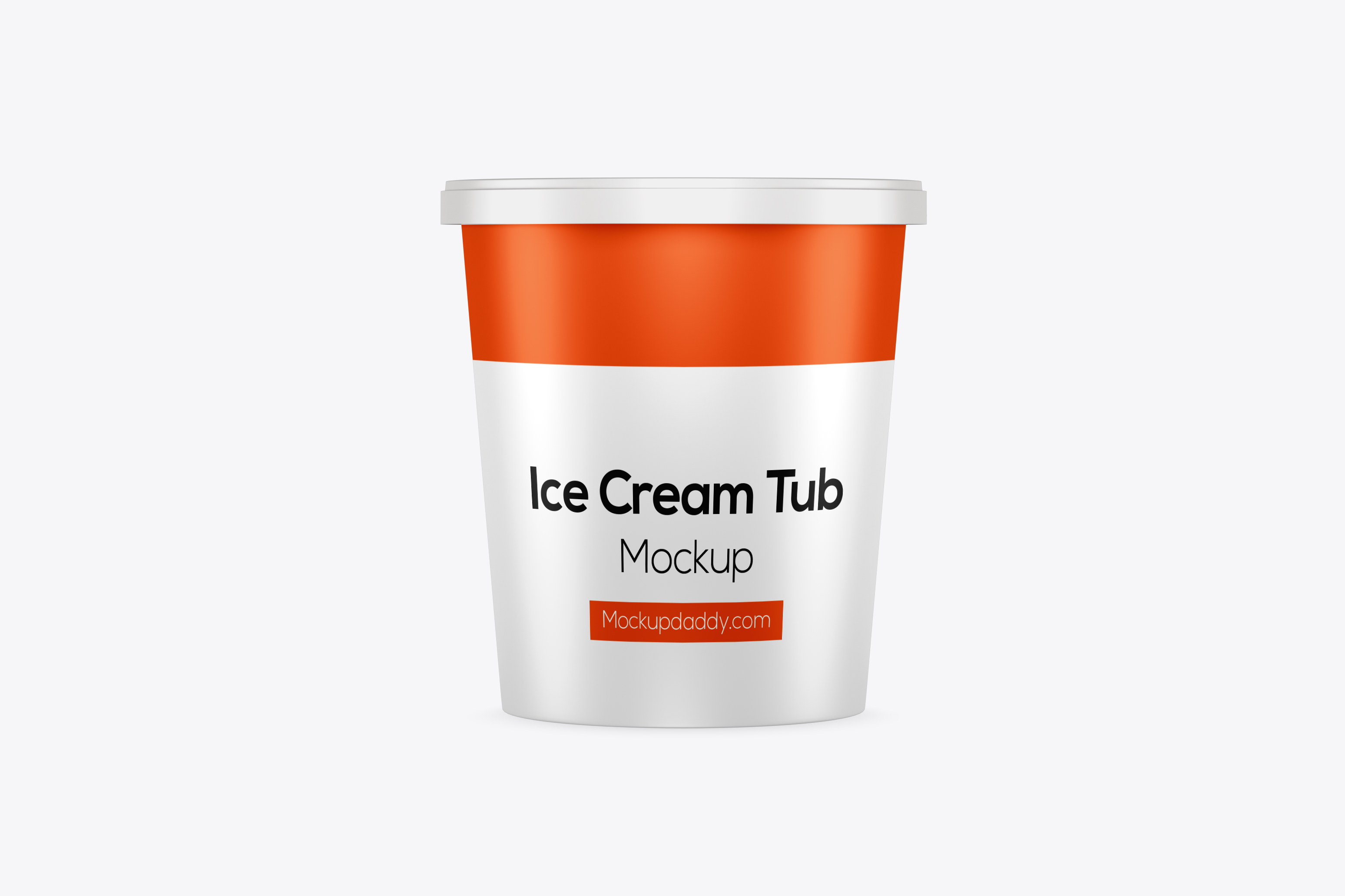 Download Large Ice Cream Tub Mockup - Mockup Daddy