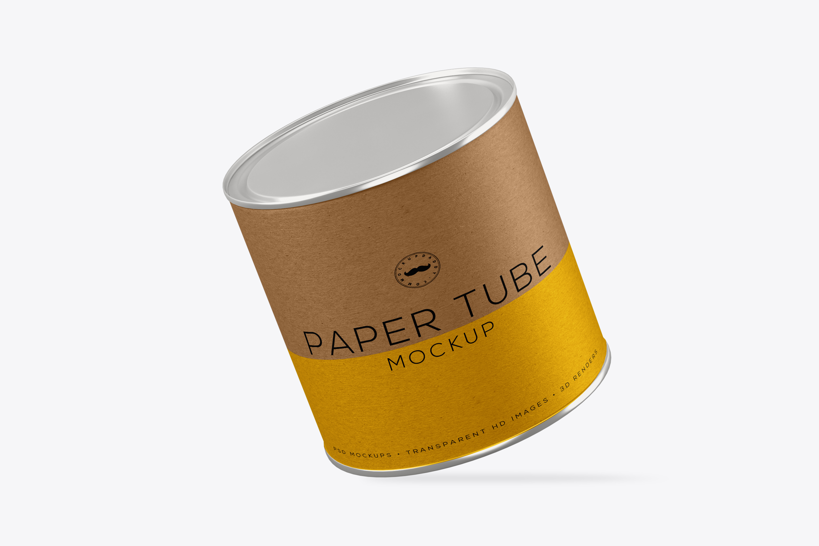 Download Round Paper Tube Jar Mockup Mockup Daddy