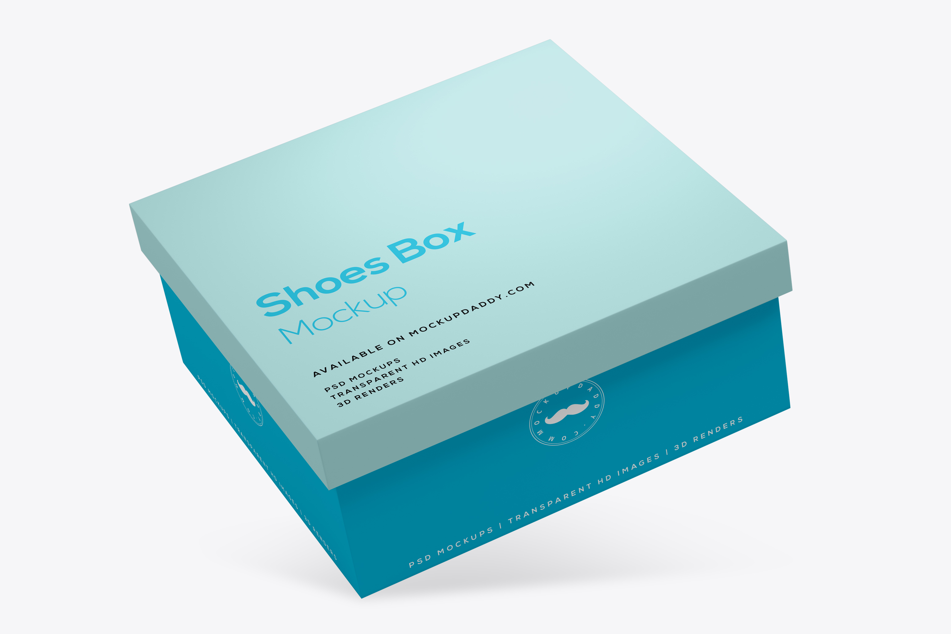 Download Square Shoes Box Mockup Free Download - Mockup Daddy