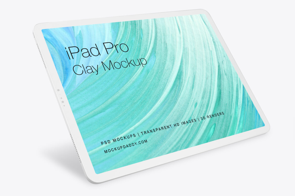 IPad Pro 2019 Clay Mockup Free Download   Mockupdaddy