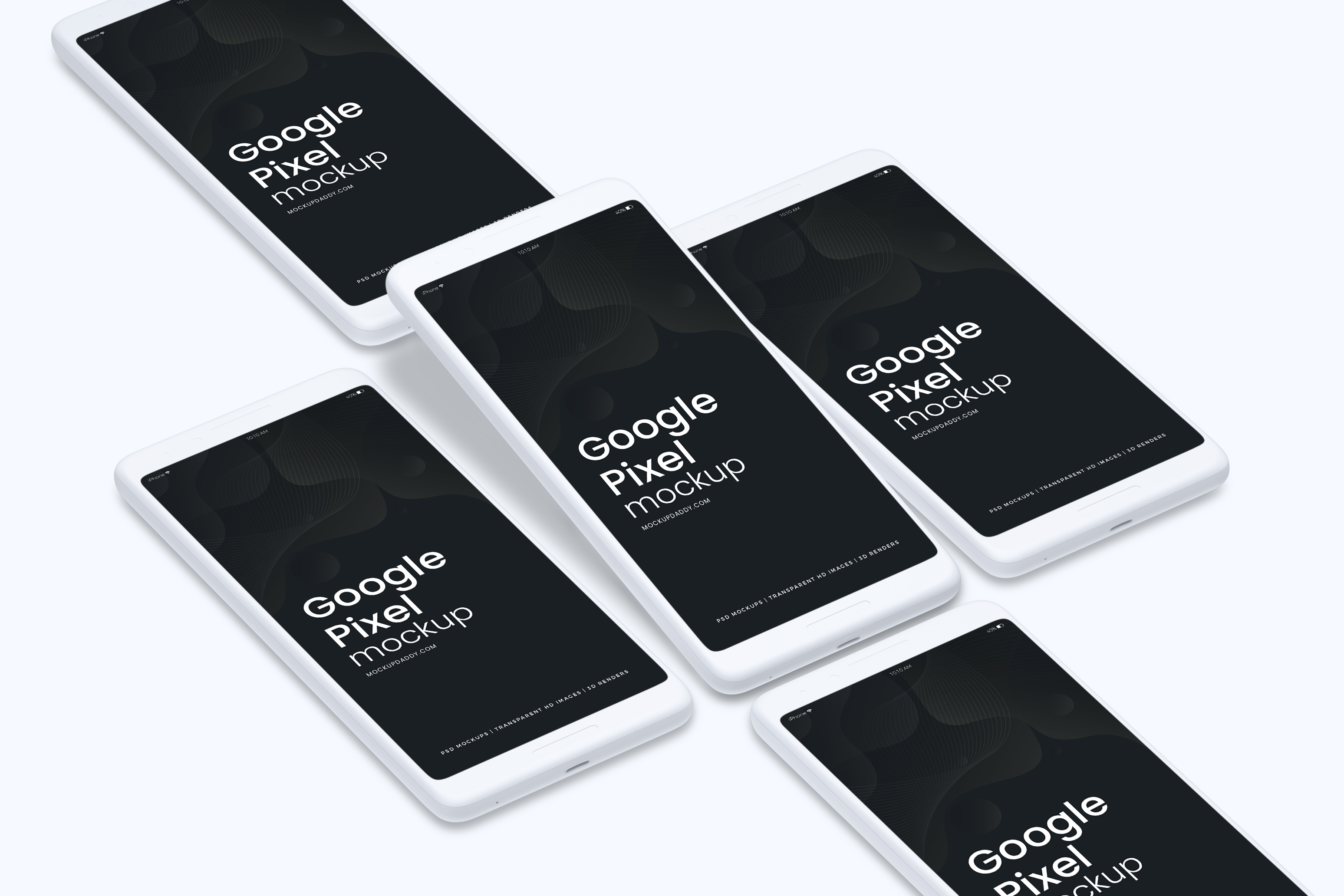 Download Isometric Google Pixel 3 Mockup Mockup Daddy