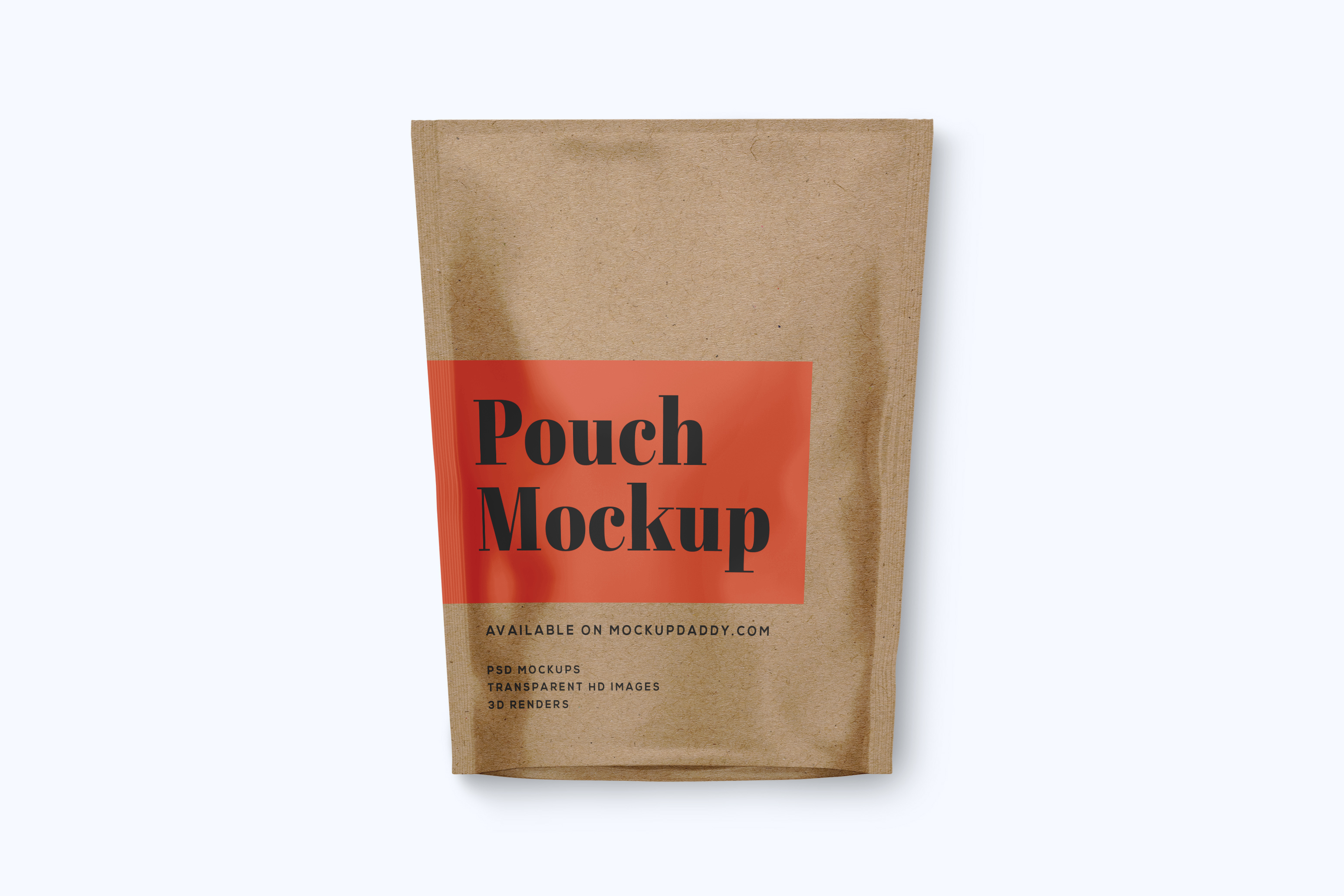 Download Medium Craft Paper Pouch Mockup - Mockup Daddy