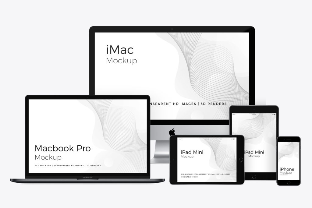 35 Latest Apple Devices Responsive Mockups Multi Devices Mockup