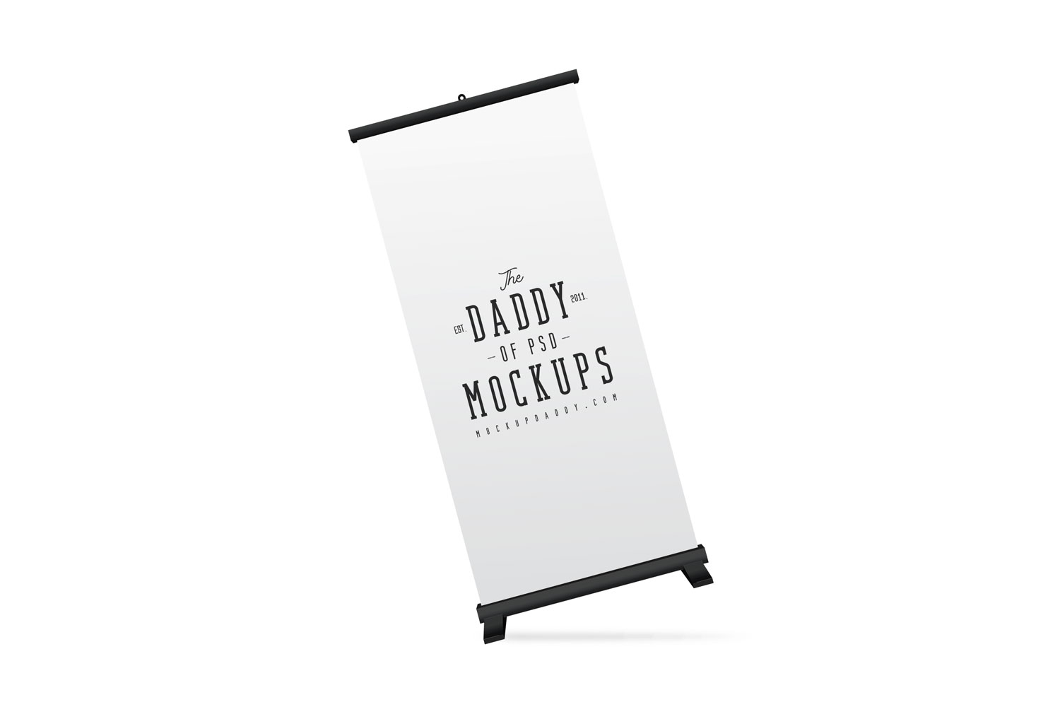 Download Roll Up Banner Stand Mockup Mockup Daddy