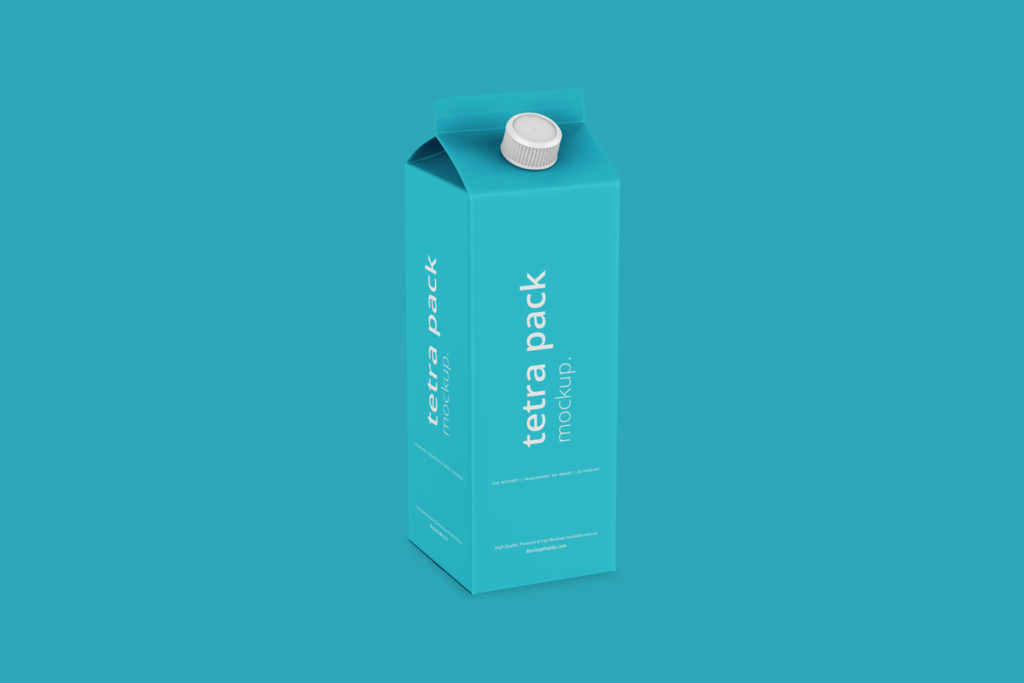 Download Tetra Pack Mockup - Mockup Daddy