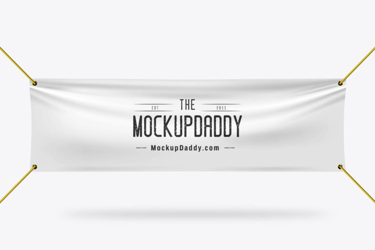 Vinyl Banner Mockup - Mockup Daddy