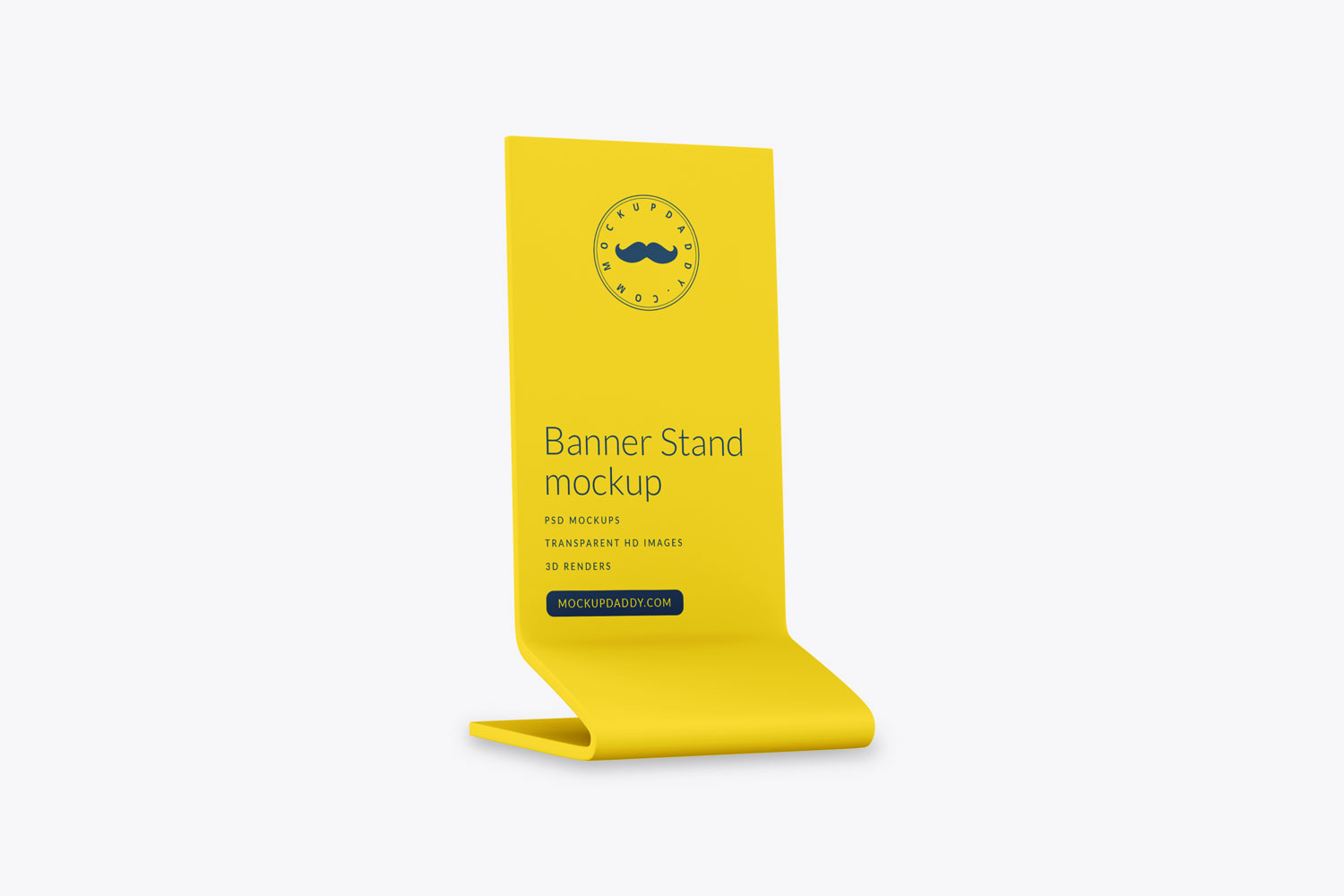 Indoor Advertisement Banner Stand Mockup Mockup Daddy