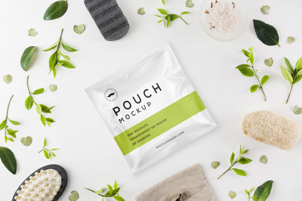 Download Mini Rectangle Pouch Mockup - Mockup Daddy