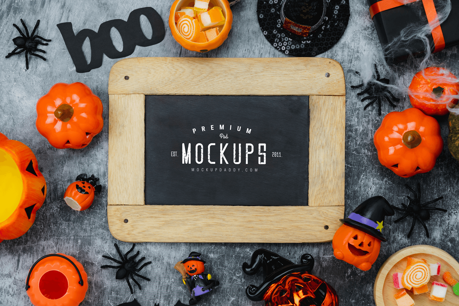 Download Halloween Pumpkin Mockup Free Download Mockup Daddy