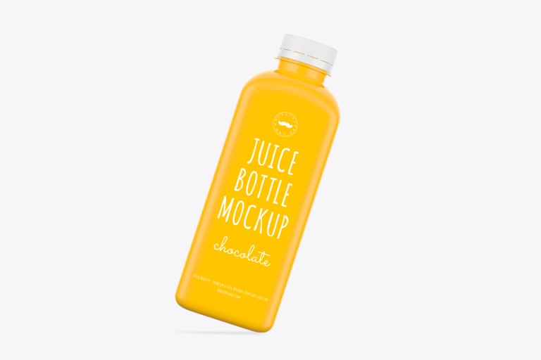 Mango Juice Bottle Mockup Mockup Daddy