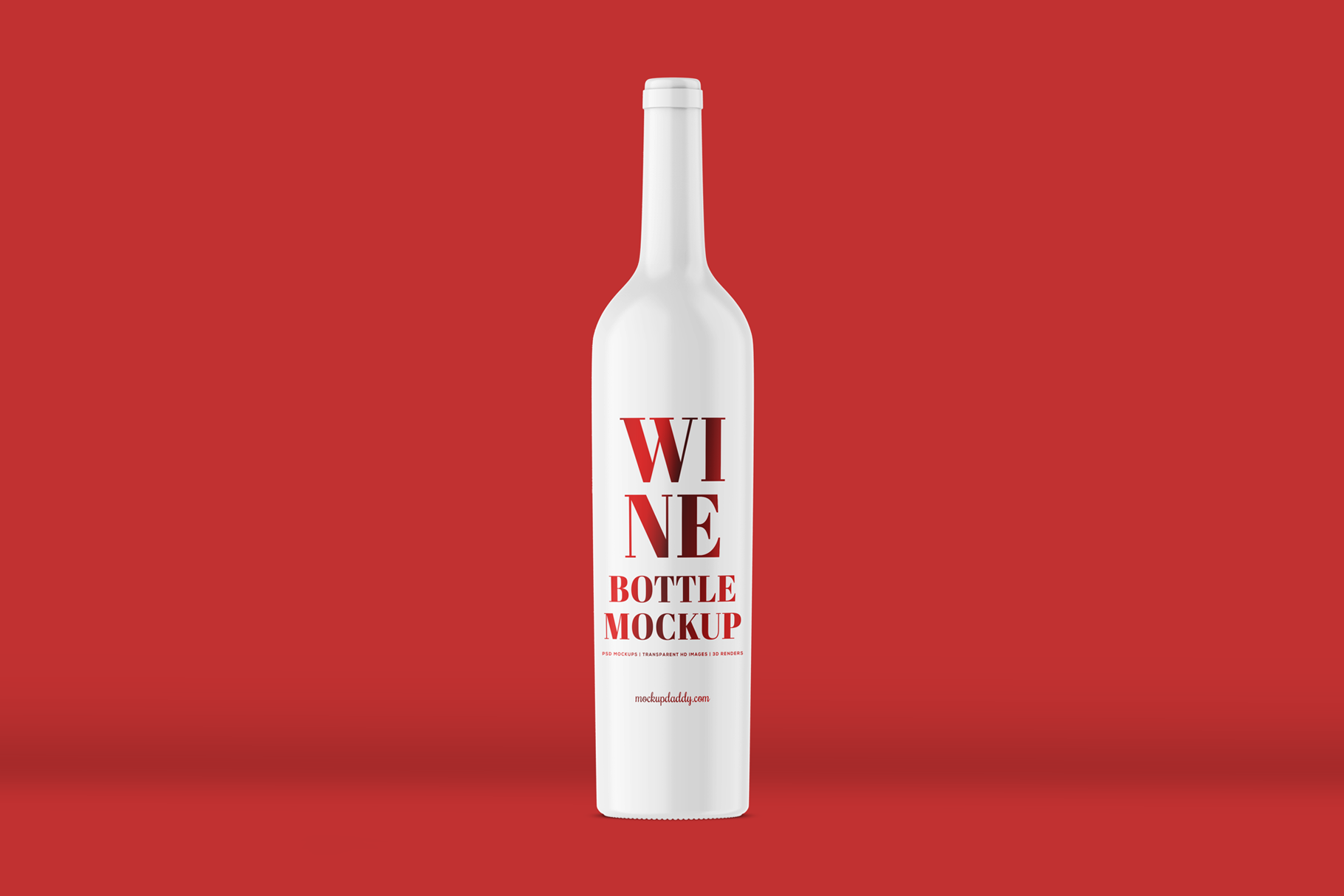 Download Wine Clay Bottle Mockup Mockup Daddy