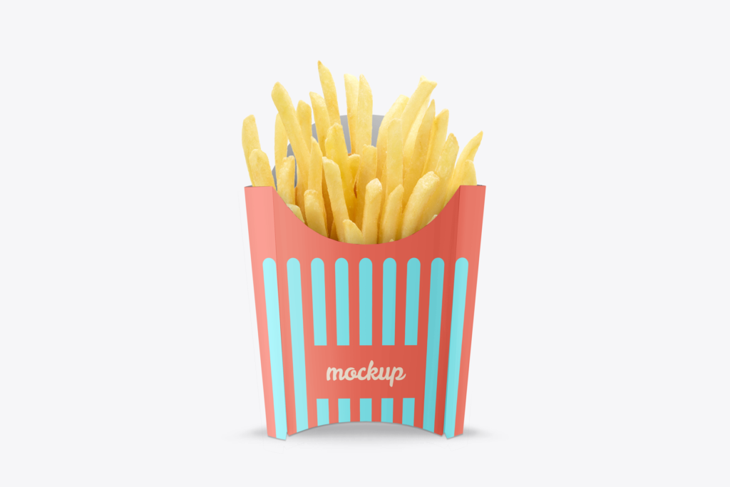 Download French Fries Mockup - Mockup Daddy