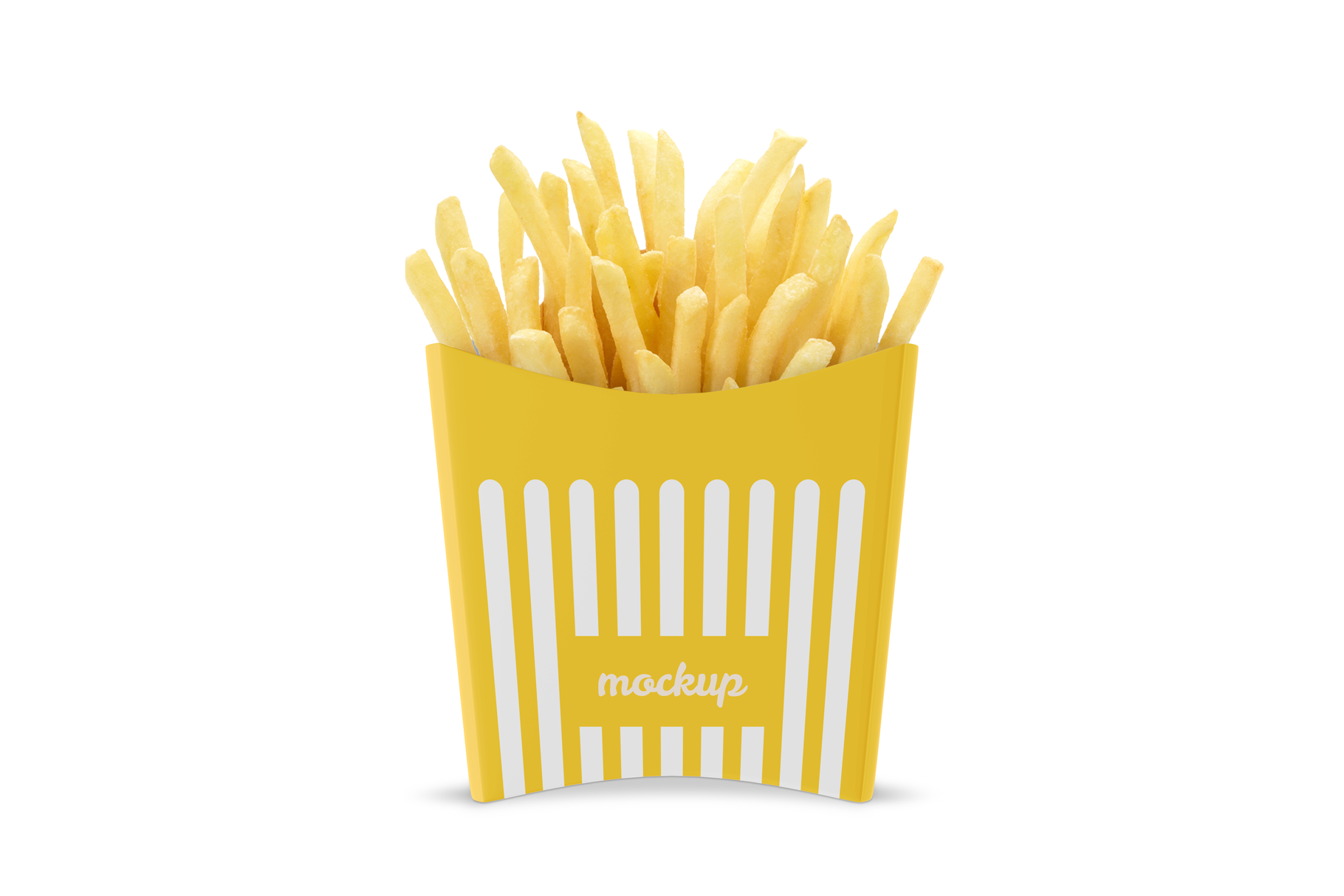 Download Fries Packaging Mockup Mockup Daddy