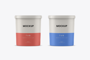 Download Plastic Food Bucket Mockup - Mockup Daddy