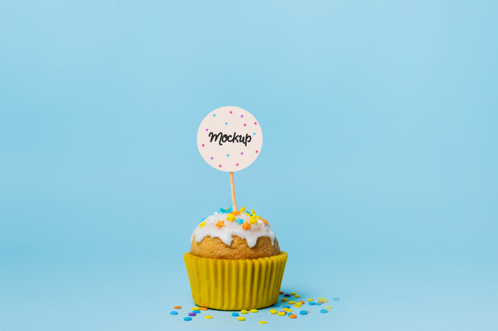 Download Cupcake Topper Mockup - Mockup Daddy