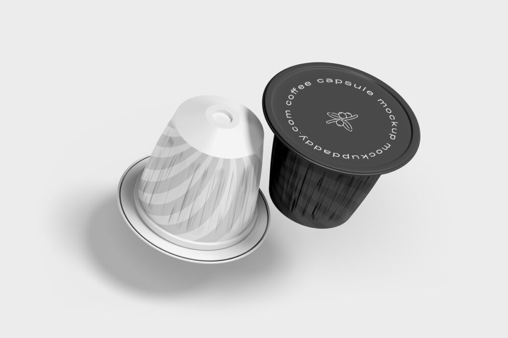 Coffee Capsule Mockup - Mockup Daddy