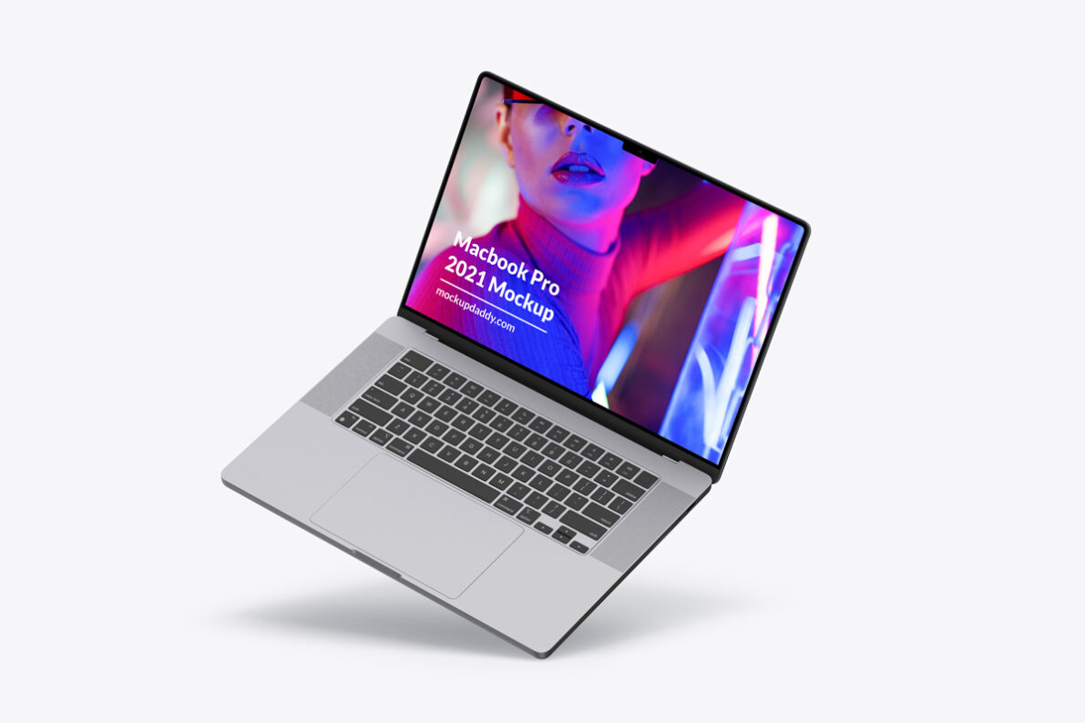 Macbook 2021 Mockup - Mockup Daddy