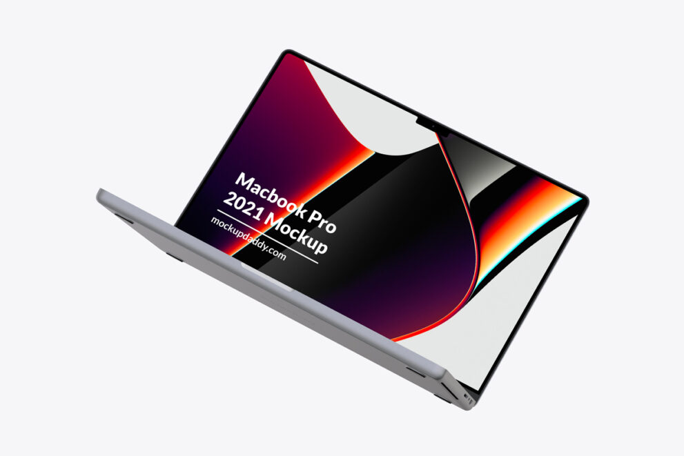 Macbook 2021 Mockup - Mockup Daddy