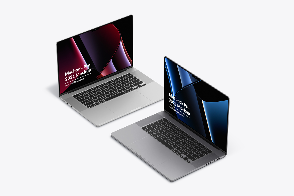 Macbook 2021 Mockup - Mockup Daddy