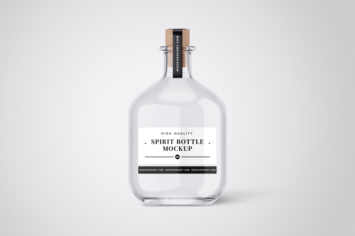 Spirit Bottle Mockup Mockup Daddy