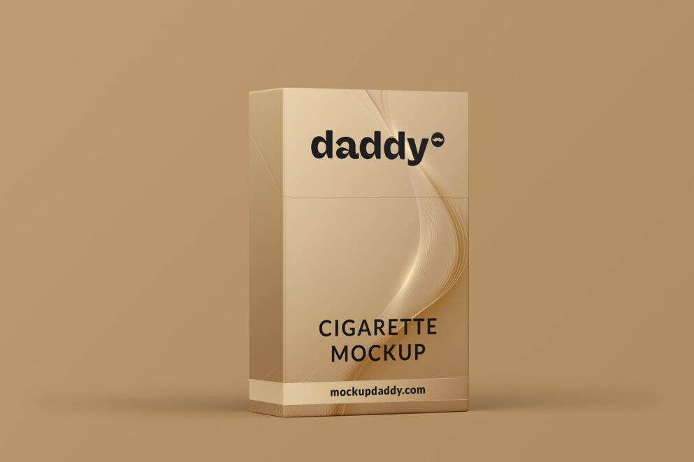 Cigarette and Packaging Mockup