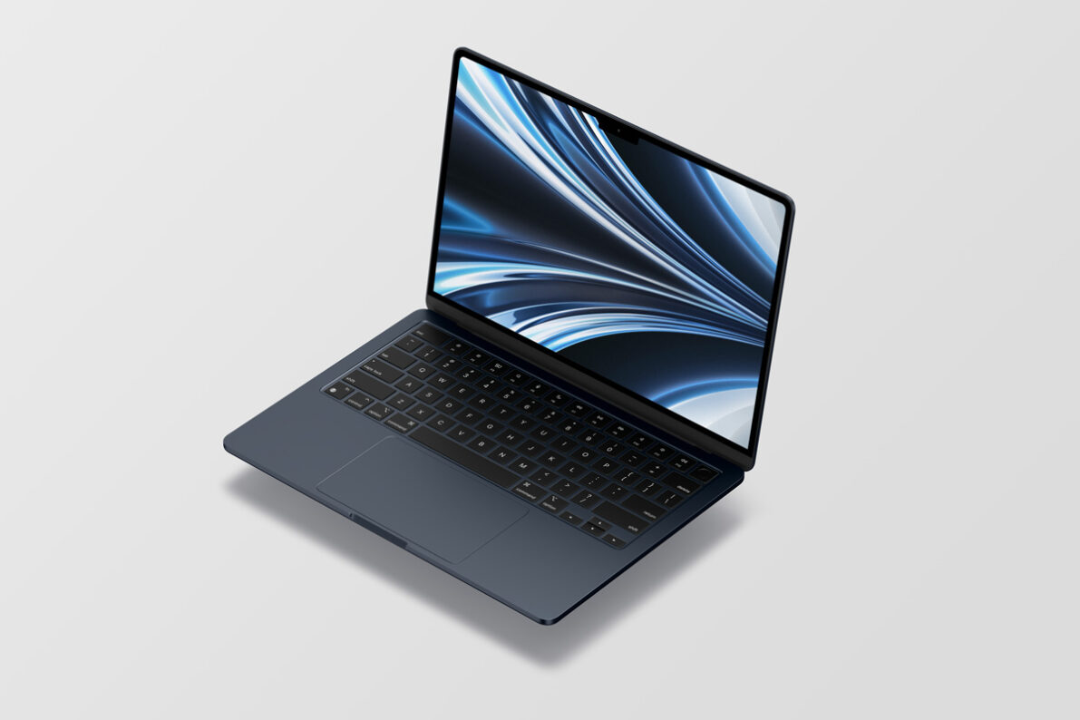 Macbook Air M2 Mockup - Mockup Daddy