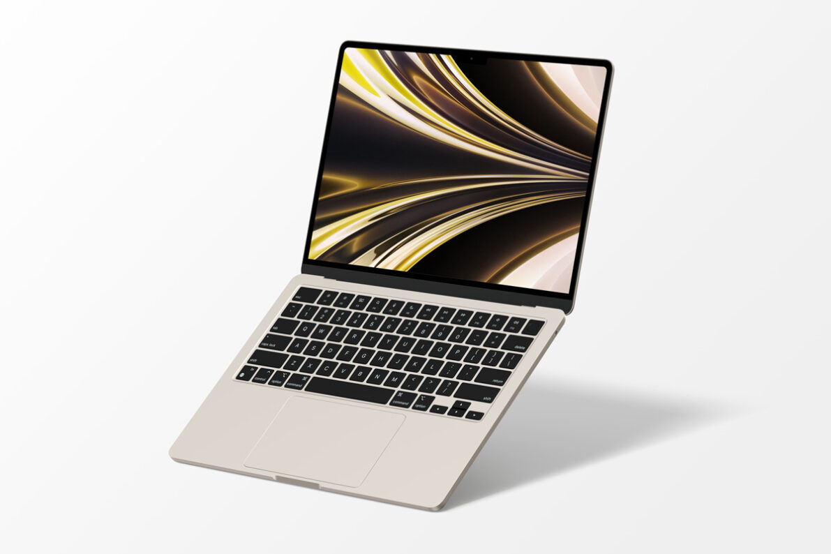 Macbook Air M2 Mockup - Mockup Daddy