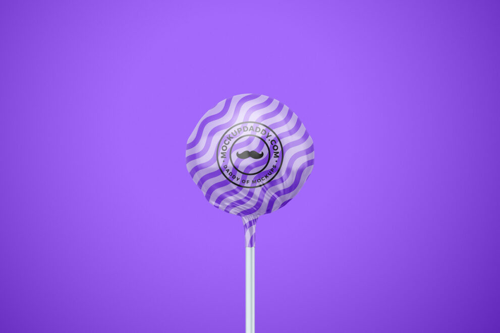 Ball Lollipop Mockup - Mockup Daddy