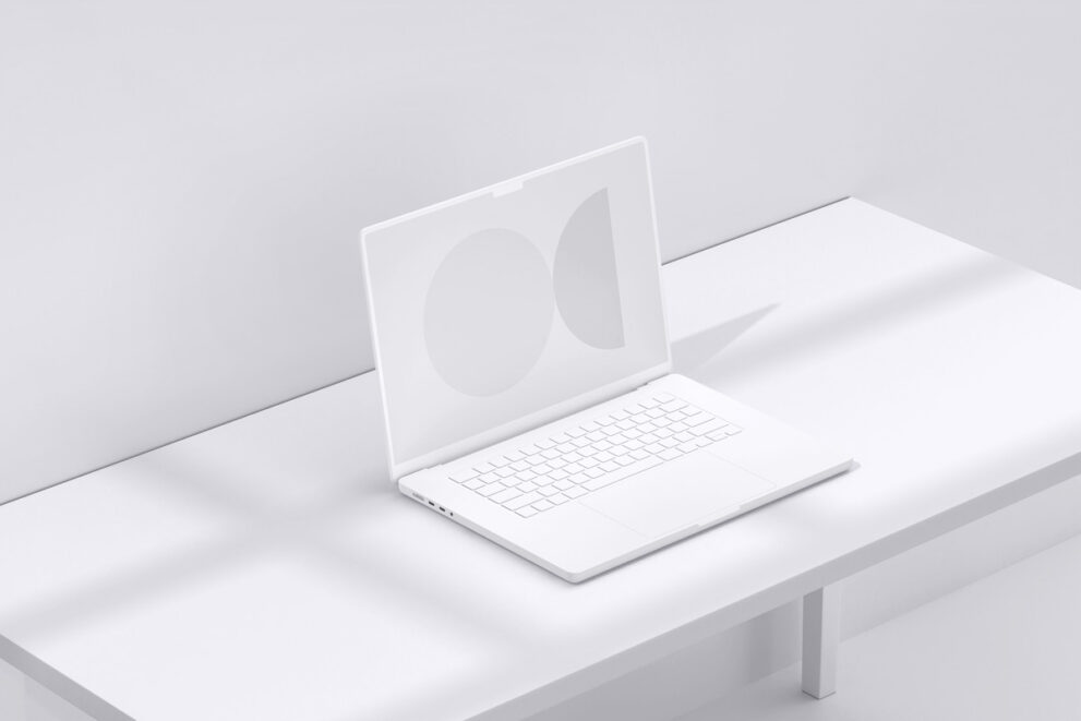 MacBook Scene Mockup - Mockup Daddy