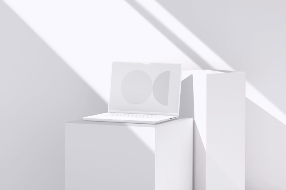 MacBook Scene Mockup - Mockup Daddy