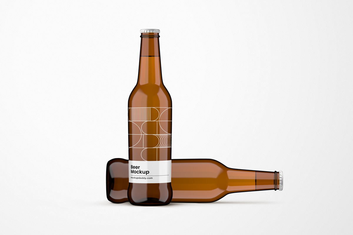 Beer Bottle Psd