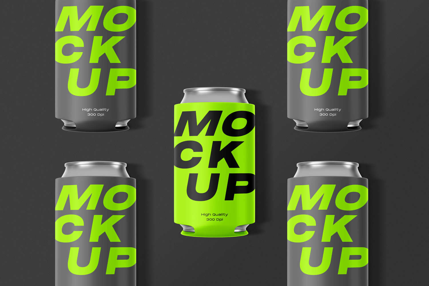 Create Eye-Catching Product Designs with 12 oz Can Cooler Mockup