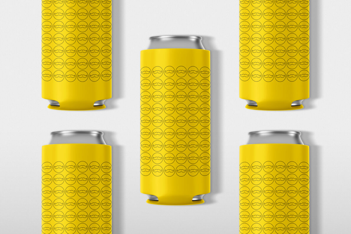 Free PSD 20 oz Can Koozie Mockup