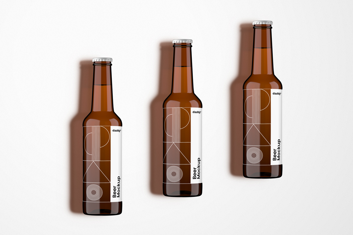 Long Neck Beer Bottle Mockup - Mockupdaddy