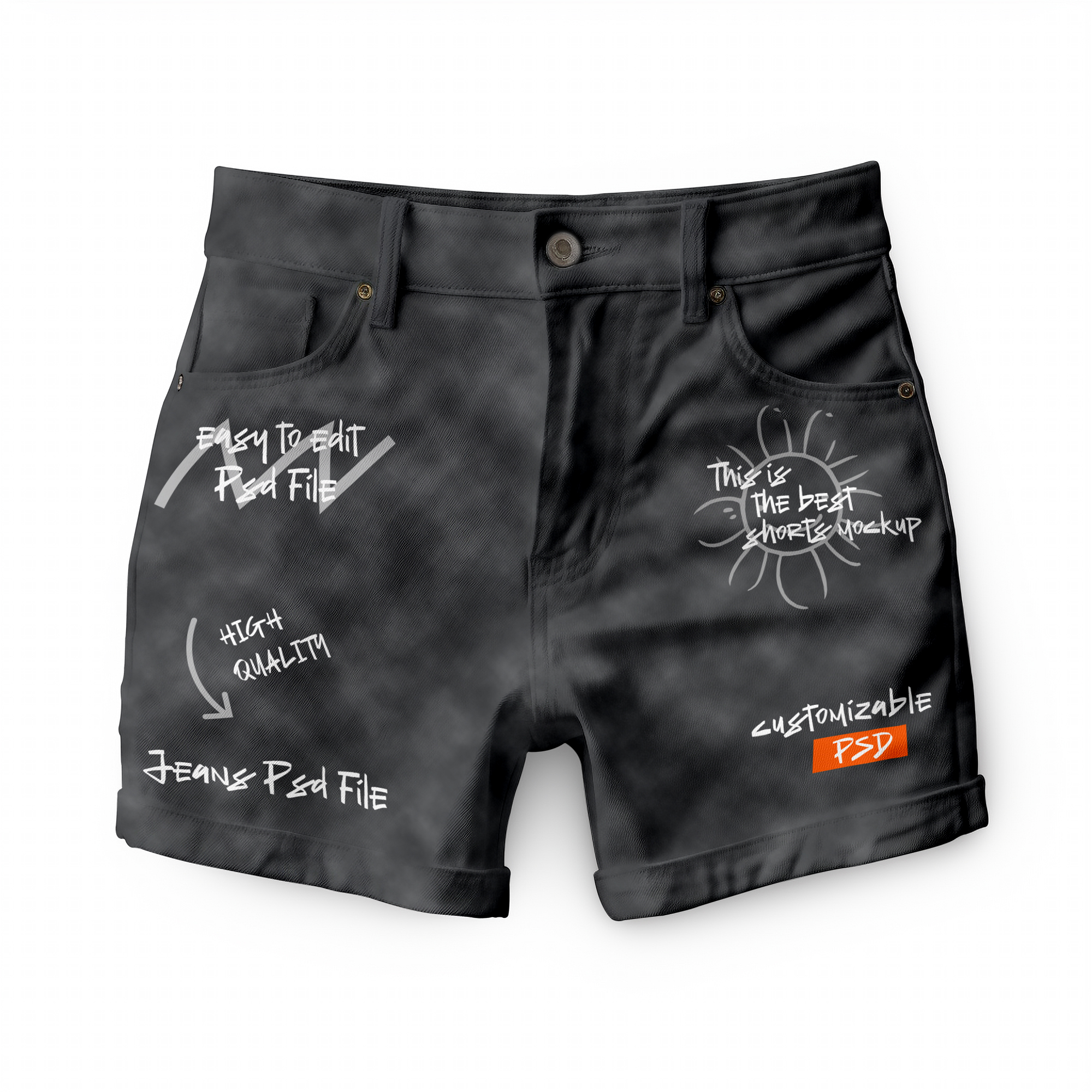 Shorts Compression Liner Mockups