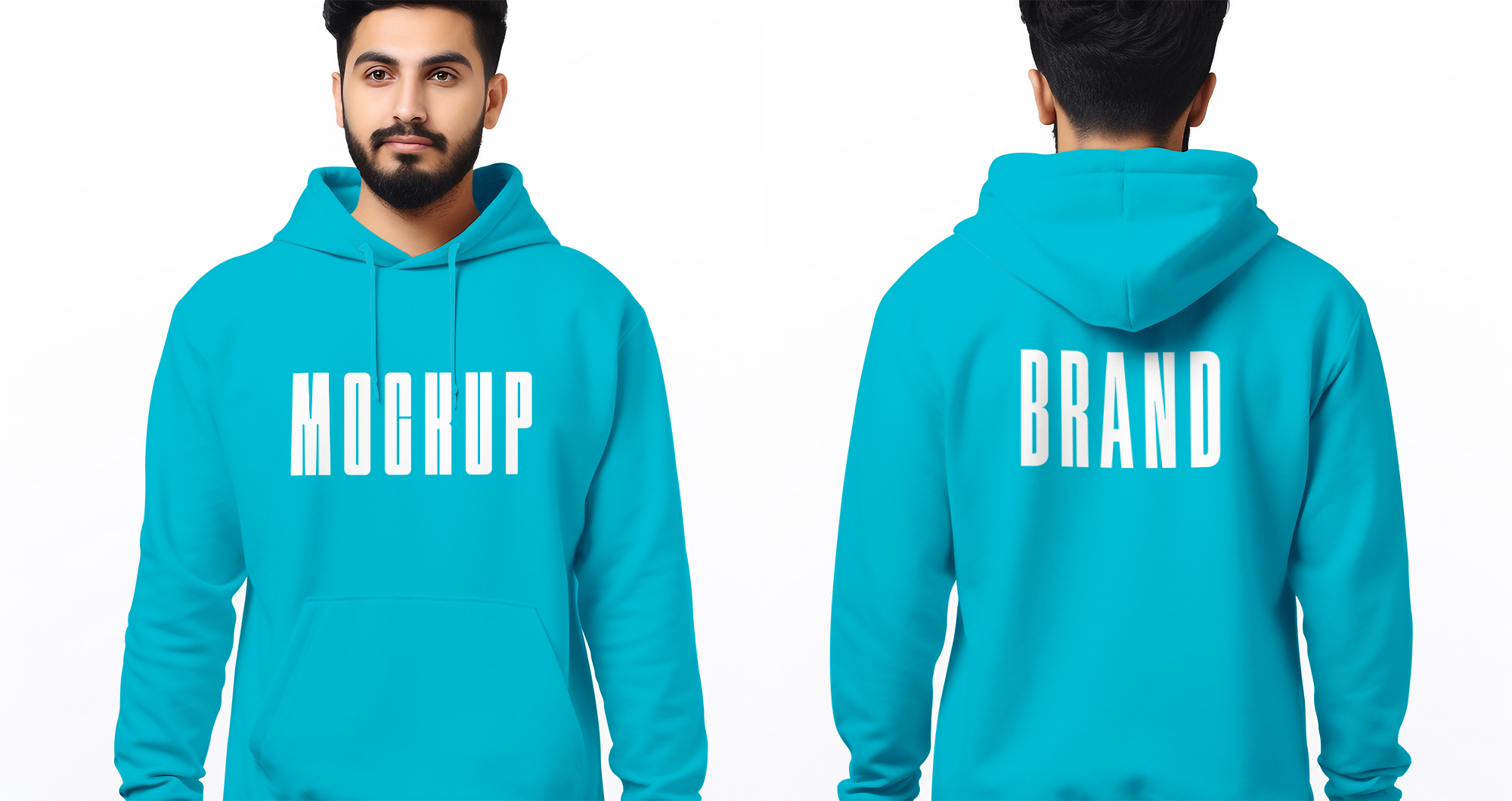 Hoodie mockup discount front and back