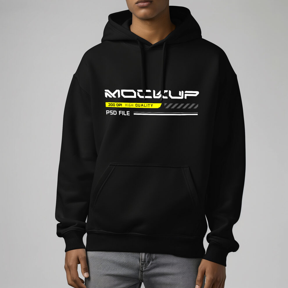 Men discount hoodie mockup